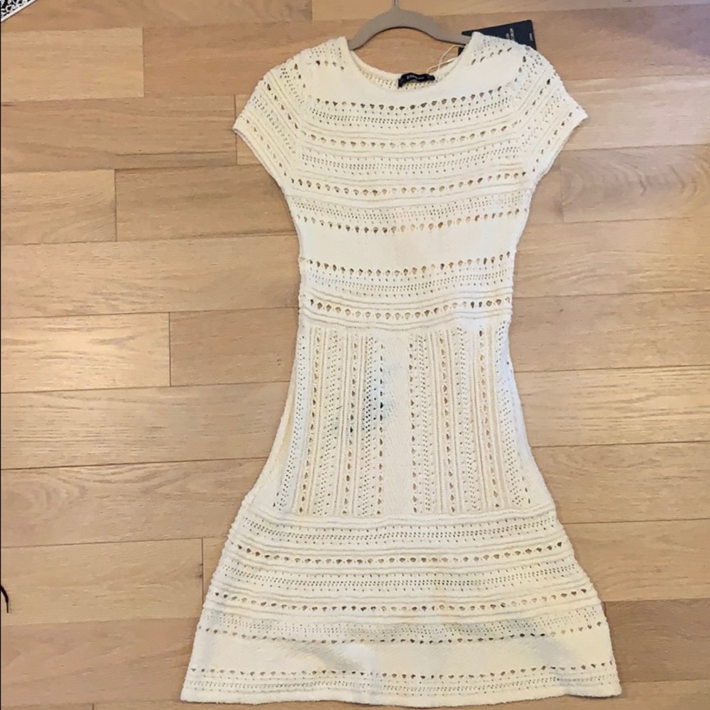 Zara Macrame knit dress